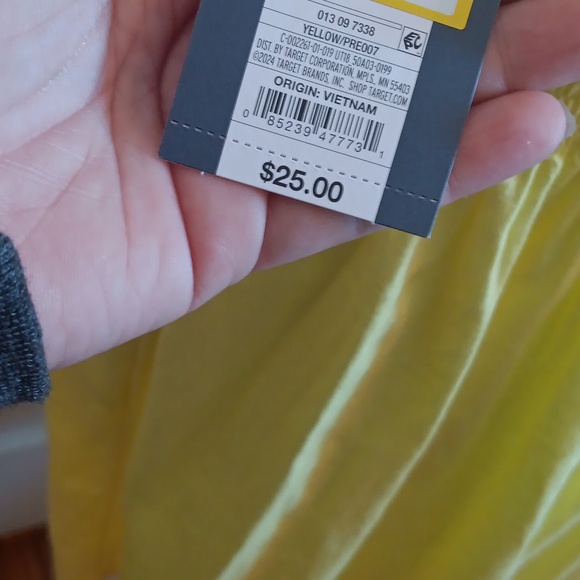 NEW yellow universal thread dress with adjustable straps - Picture 4 of 4